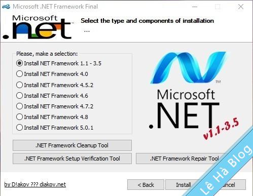 Net Framework All In One 1.1 – 6.0.6 Offline - Lehait.Net